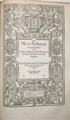 BIBLES, etc.  1583  The Bible.   Large folio Geneva Bible; last black-letter edition.  Lacks initial blank and last 4 leaves.